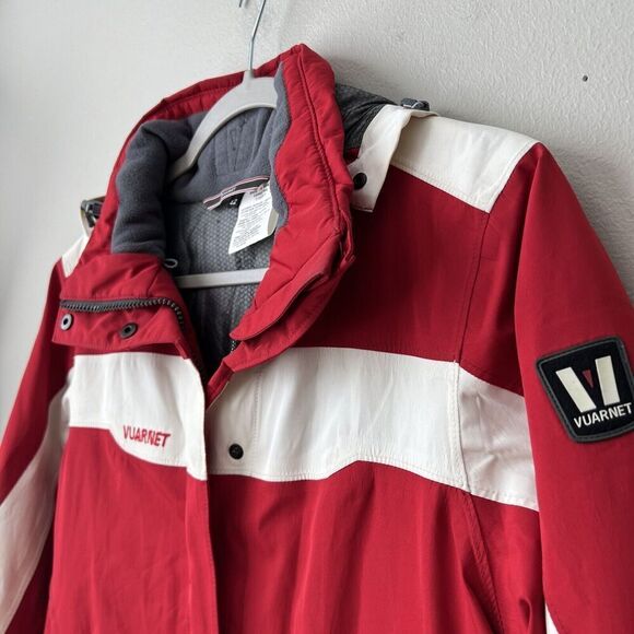 Vuarnet Puffer Jacket Womens Size 42 Large Ski Snowboarding Hooded Style 113337 - Picture 10 of 14